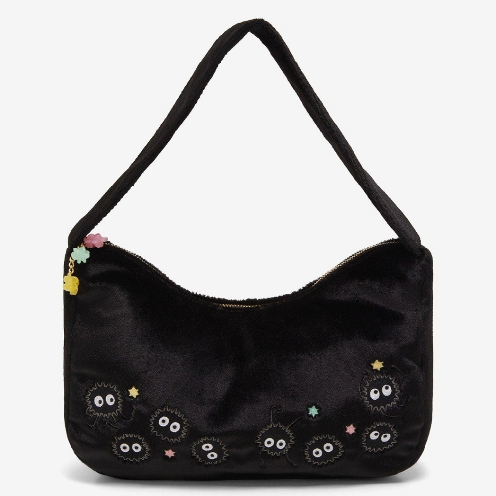 Studio Ghibli® Spirited Away Soot Sprite Fuzzy Shoulder Bag